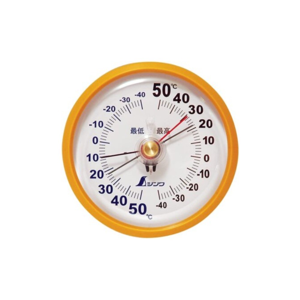 เทอร์โมมิเตอร์สำหรับวัดอุณหภูมิสูงสุดและต่ำสุด SHINWA Maximum and Minimum Thermometer 72715