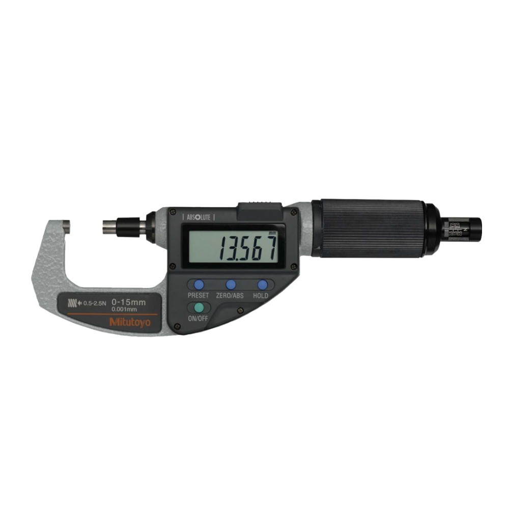 ดิจิตอลไมโครมิเตอร์ MITUTOYO ABSOLUTE Digital Micrometers with Adjustable Measuring Force 227 201 20