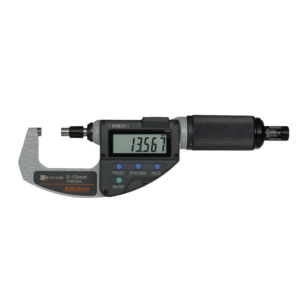 ดิจิตอลไมโครมิเตอร์ MITUTOYO ABSOLUTE Digital Micrometers with Adjustable Measuring Force 227 205 20