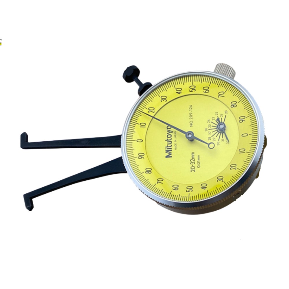 คาลิปเปอร์แบบเข็มวัดใน  ตีนผี  MITUTOYO Dial Caliper Gage Internal Measurement Type No  209 124 209 124