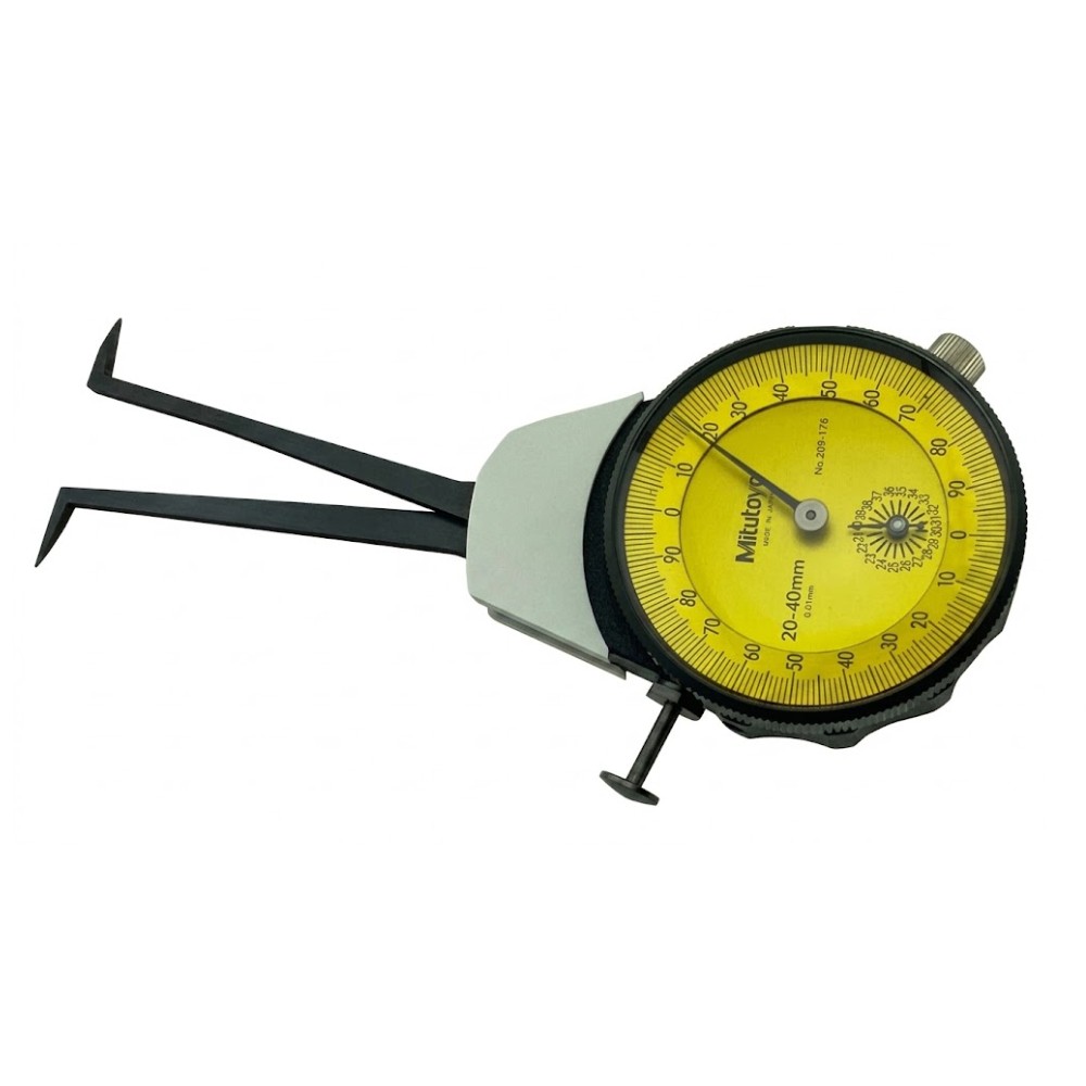คาลิปเปอร์แบบเข็มวัดใน  ตีนผี  MITUTOYO Dial Caliper Gage Internal Measurement Type No  209 176 209 176