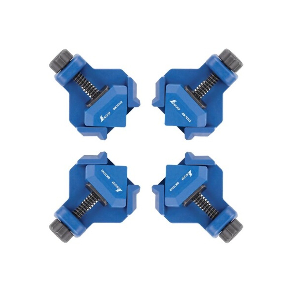 แคลมป์ยึดมุมสำหรับงานไม้ 90° ขนาดเล็ก  4 ชิ้น  SHINWA Corner Clamp Mini  4 pieces  75342