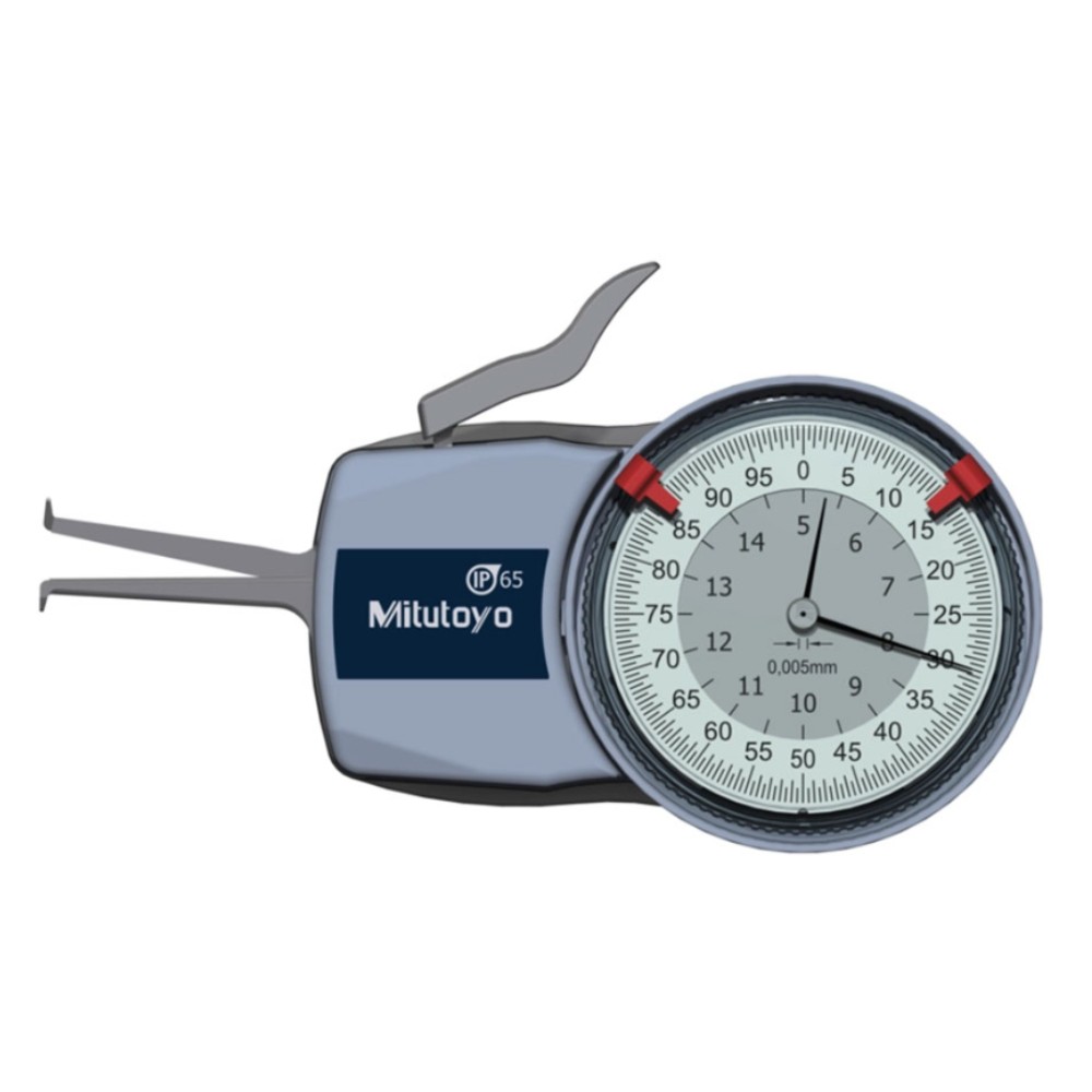 คาลิปเปอร์แบบเข็มวัดใน  ตีนผี  ซีรีย์ 209 MITUTOYO Dial Caliper Gage Internal Measurement Type 209 308