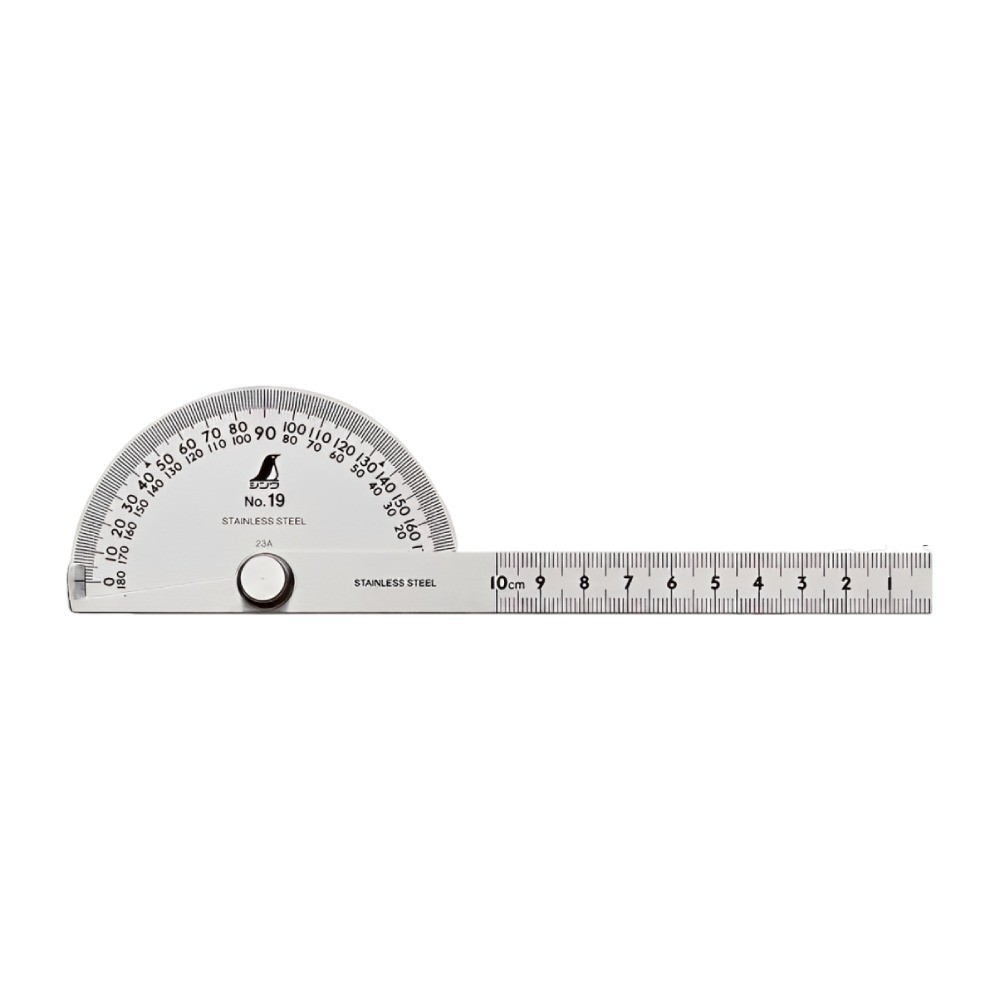 ครึ่งวงกลมวัดองศา รุ่น 31860  62499  SHINWA Stainless Steel Protractor No 31860  62499  31860