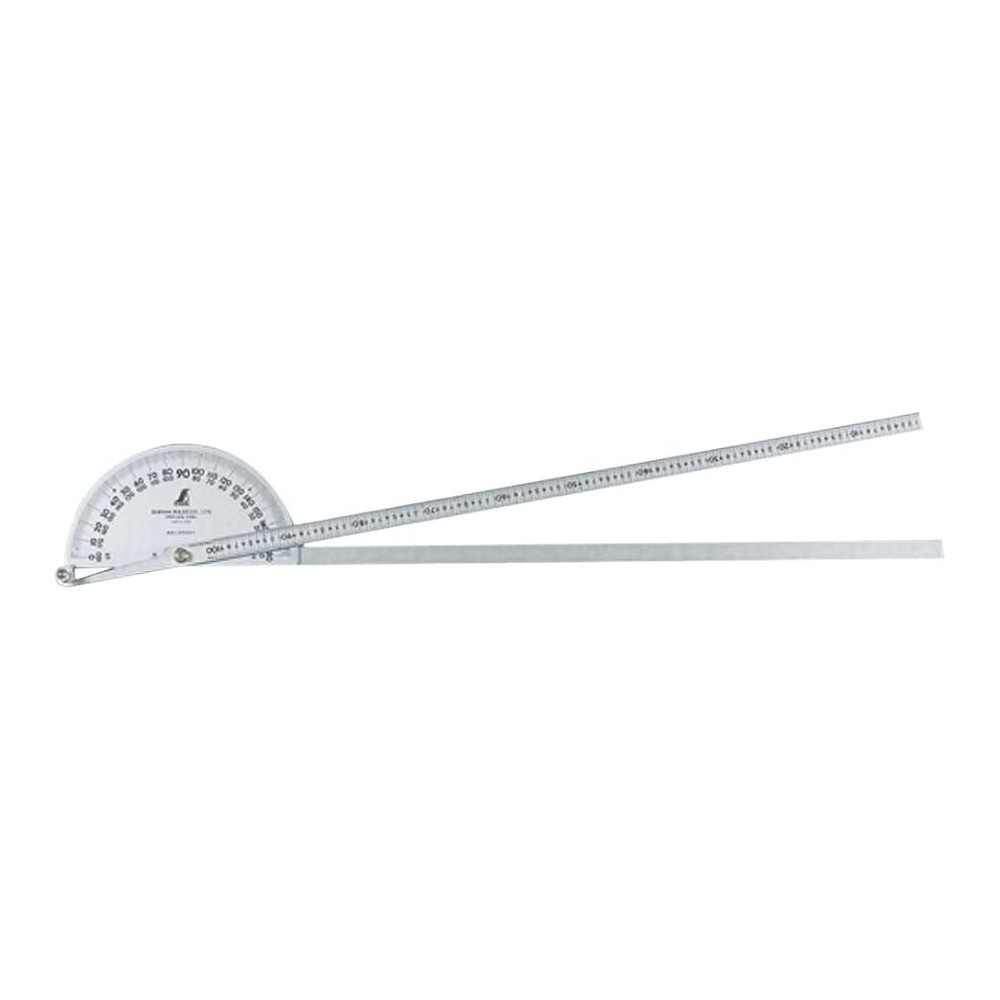 ครึ่งวงกลมวัดองศา SHINWA Stainless Steel Protractor No 62952 62952