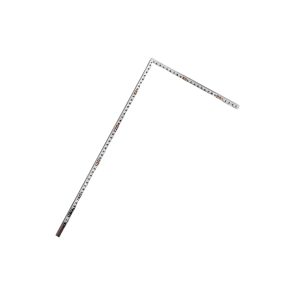 ไม้ฉากสแตนเลส รุ่นมุมหนาหน้าตัดลาดเอียง ชุบฮาร์ดโครม SHINWA Carpenter s Square Thick Corner Hard Chrome Finish 10014