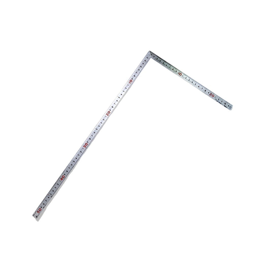 ไม้ฉากสแตนเลสมีแม่เหล็ก รุ่นมุมหนาหน้าตัดลาดเอียง ชุบฮาร์ดโครม SHINWA Carpenter s Square Thick Corner Hard Chrome Finish with Magnet 10175
