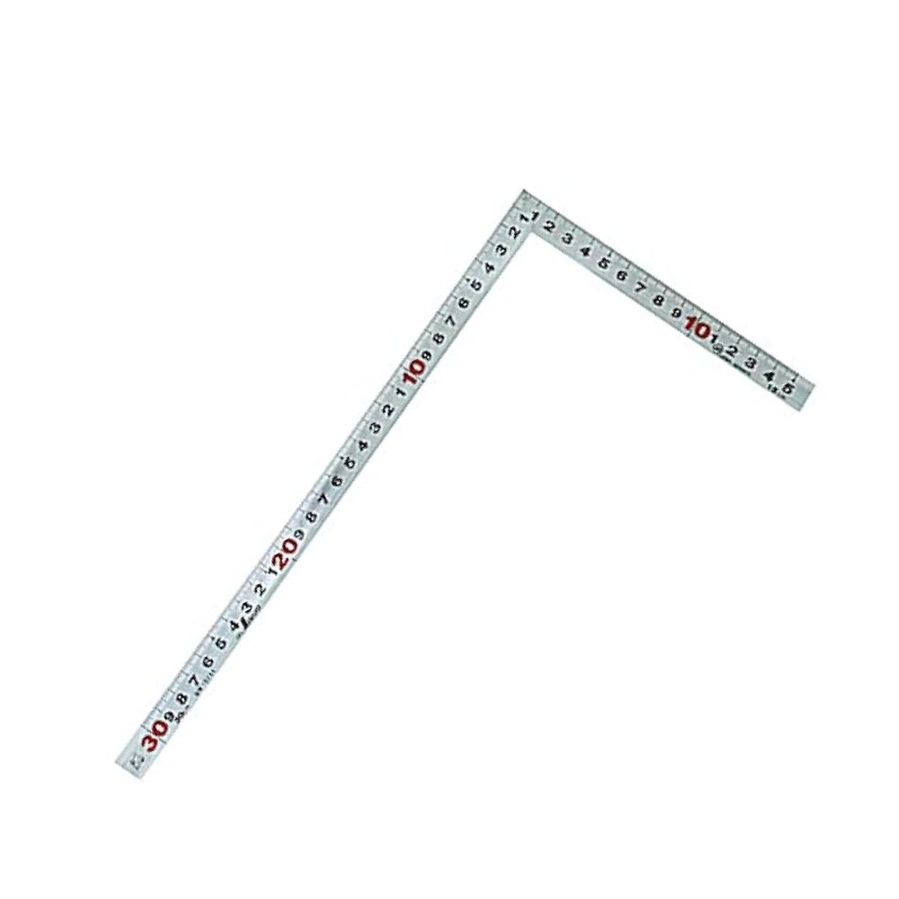 ไม้ฉากสแตนเลส รุ่นมุมหนาหน้าตัดลาดเอียง ชุบฮาร์ดโครม SHINWA Carpenter s Square Thick Corner Hard Chrome Finish 10286