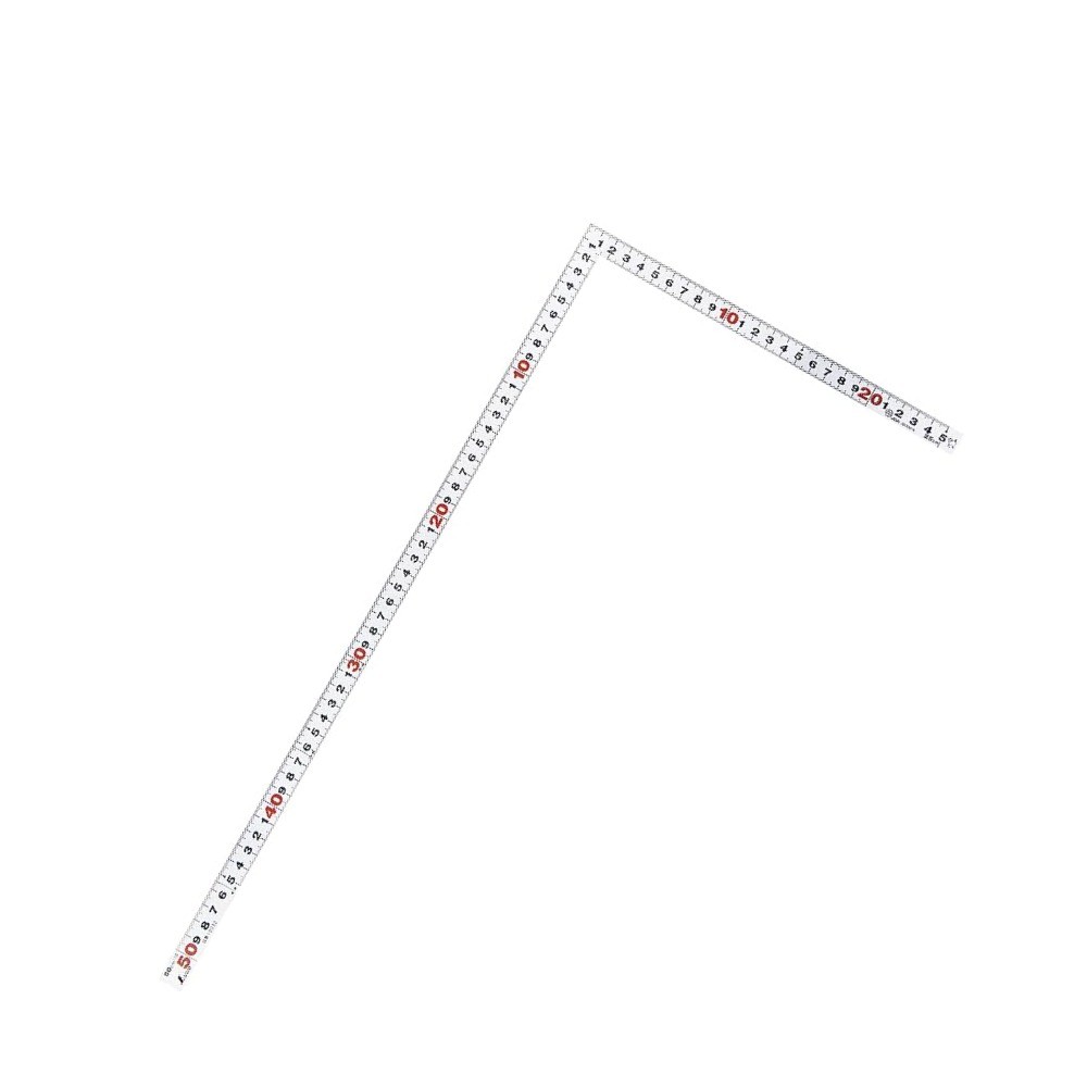 ไม้ฉากสแตนเลส รุ่นมุมแบนราบหน้าตัดแบนราบ ชุบฮาร์ดโครม SHINWA Carpenter s Square Flat Coner Hard Chrome Finish 10032
