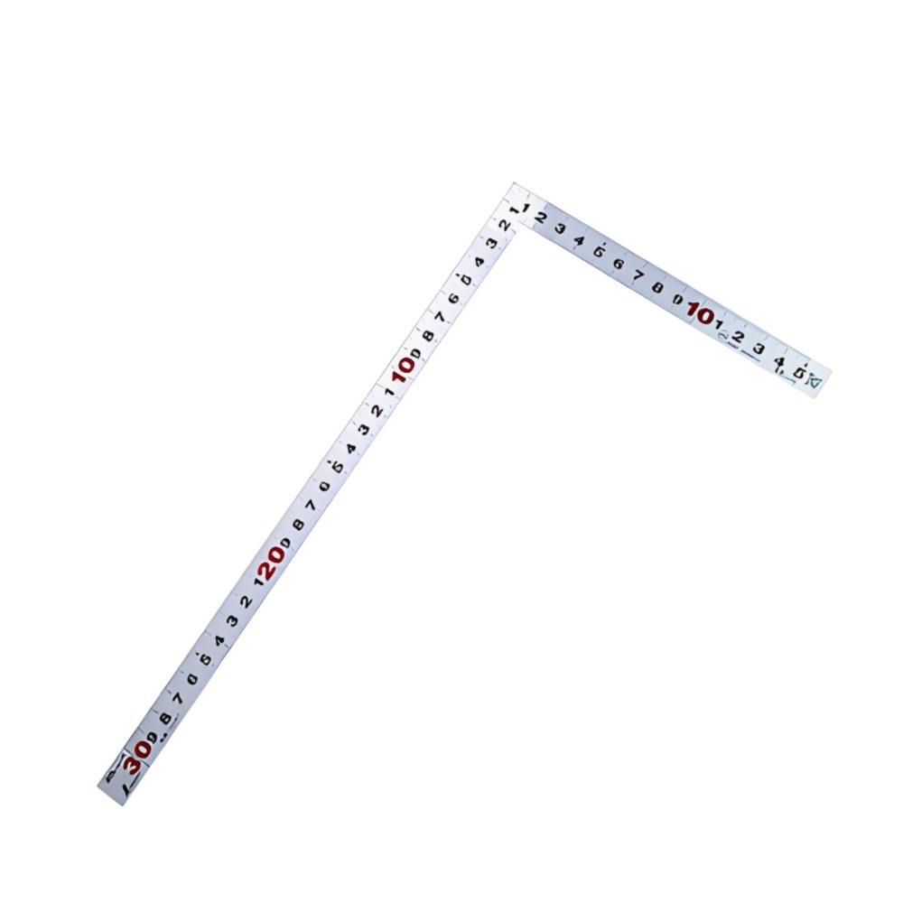 ไม้ฉากสแตนเลส รุ่นมุมแบนราบหน้าตัดแบนราบ ชุบฮาร์ดโครม SHINWA Carpenter s Square Flat Coner Hard Chrome Finish 10297