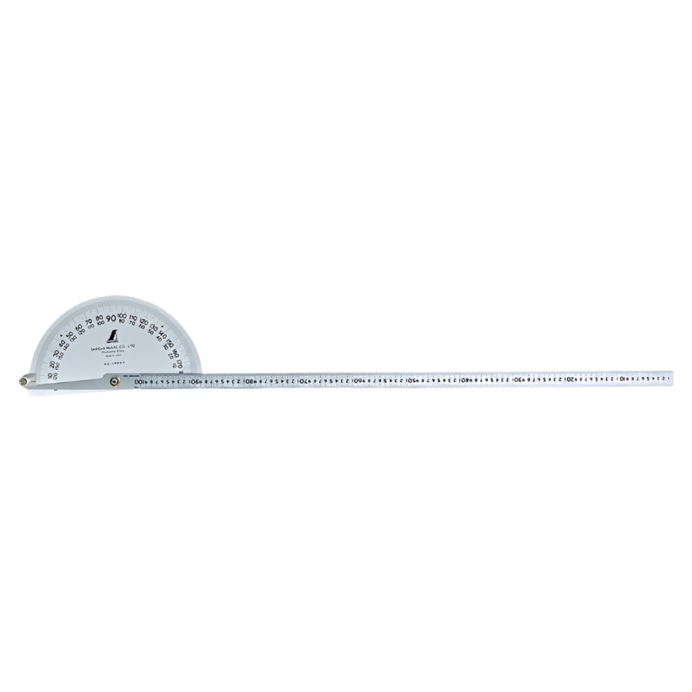 ครึ่งวงกลมวัดองศา SHINWA Stainless Steel Protractor No 62847 62847