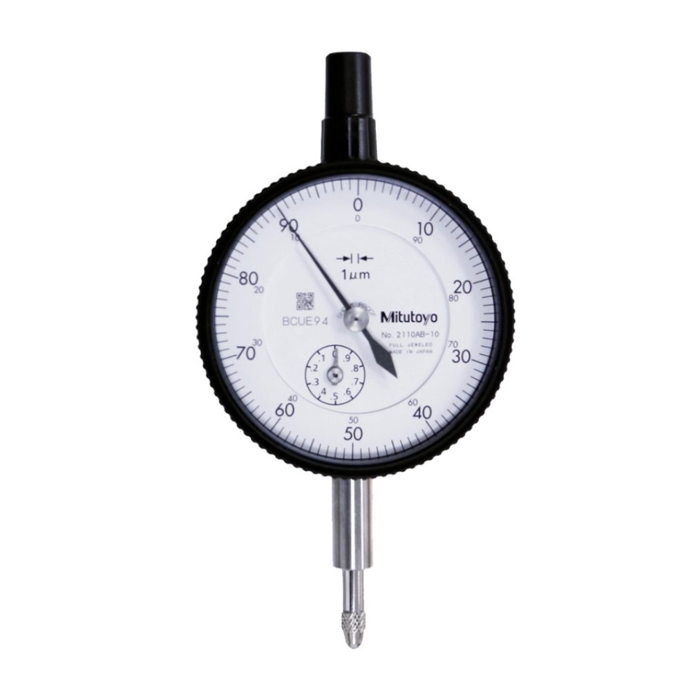 ไดอัลเกจ ช่วงวัด 0 1 มม  ความละเอียด 0 001 มม  รุ่น 2110A 10 และ 2110AB 10 MITUTOYO Dial gauge Range 0 1mm  Graduation 0 001mm  No  2110A 10 and 2110AB 10 2110AB 10