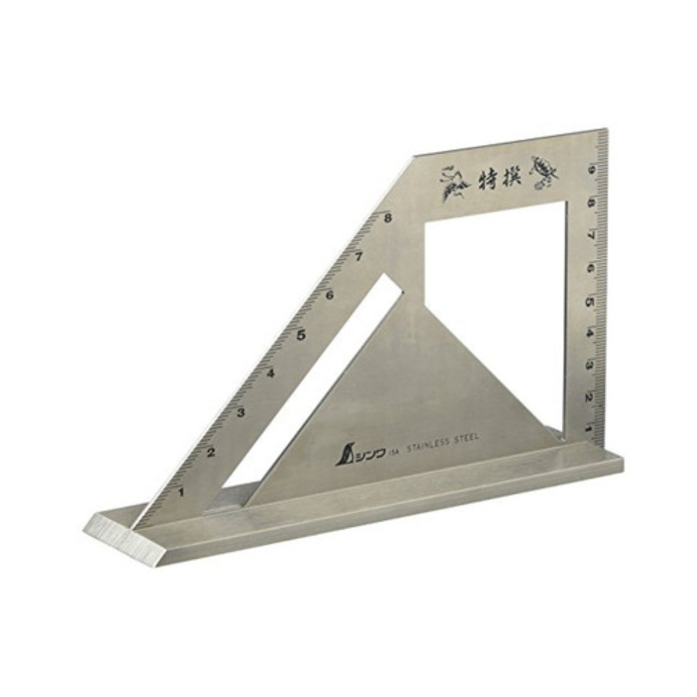 ฉากวัดมุมองศาคงที่ รุ่น 32470  62081  และ SHINWA Stainless Steel Miter 45°  90° Square 62189