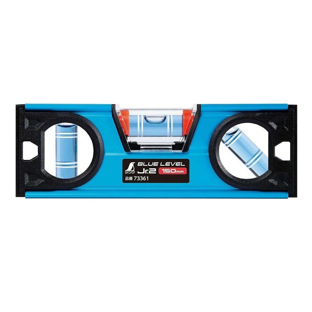 ระดับน้ำอลูมิเนียมขนาดเล็กมีให้เลือก 6 ขนาด  SHINWA Aluminum Blue Level Jr  6 Sizes 73361