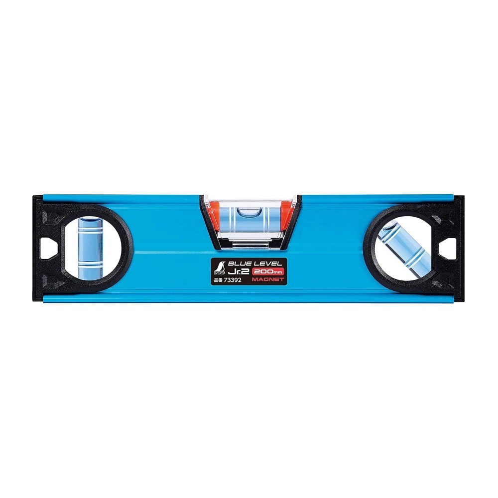 ระดับน้ำอลูมิเนียมขนาดเล็กมีให้เลือก 6 ขนาด  SHINWA Aluminum Blue Level Jr  6 Sizes 73392