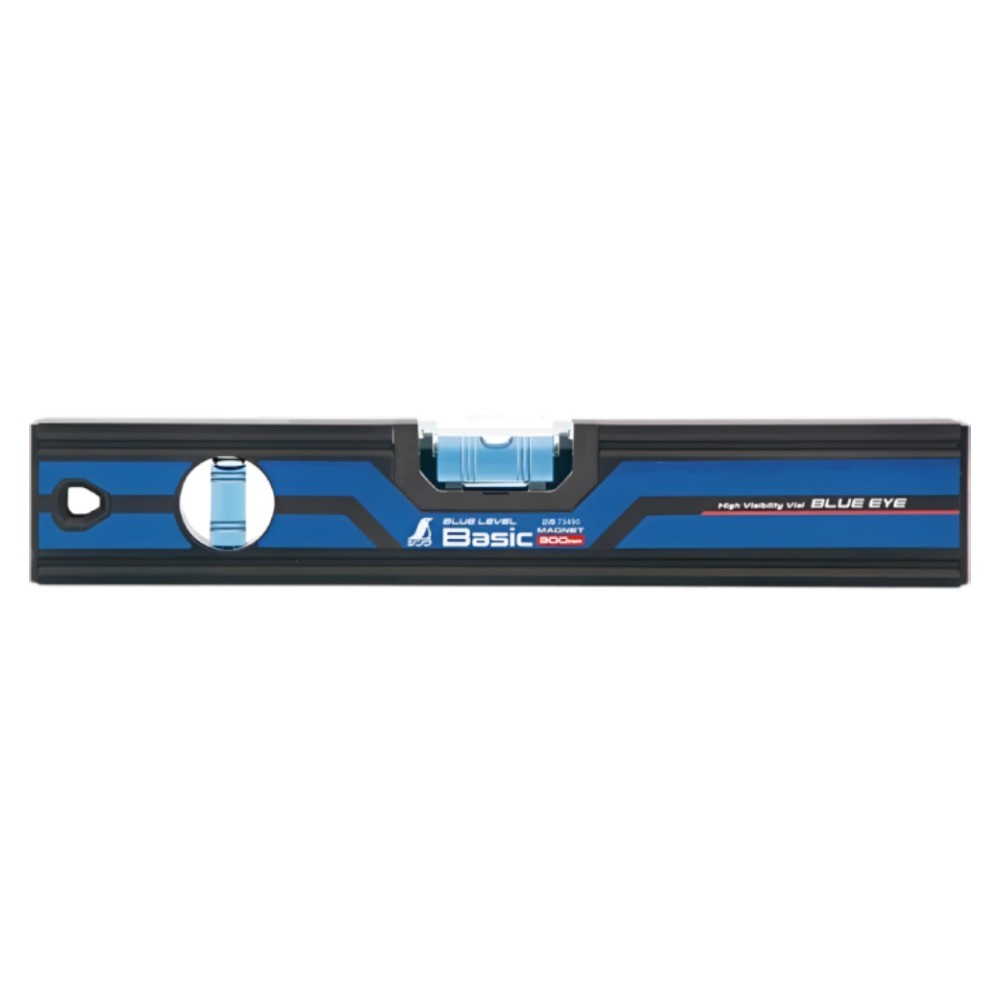 ระดับน้ำอลูมิเนียม ความละเอียด ±2 5 มิลลิเมตร เมตร SHINWA Blue Level Basic  73490 ขนาด 300มม 