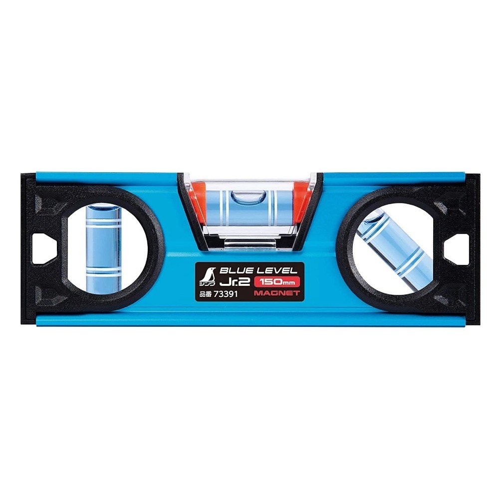 ระดับน้ำอลูมิเนียมขนาดเล็กมีให้เลือก 6 ขนาด  SHINWA Aluminum Blue Level Jr  6 Sizes 73391
