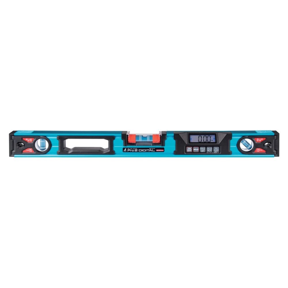 ระดับนํ้าอลูมิเนียมดิจิตอลกันฝุ่นกันน้ำ SHINWA Aluminium Blue Level Pro 2 Digital Level Dustproof   Waterproof Type  75315 ยาว 600มิล