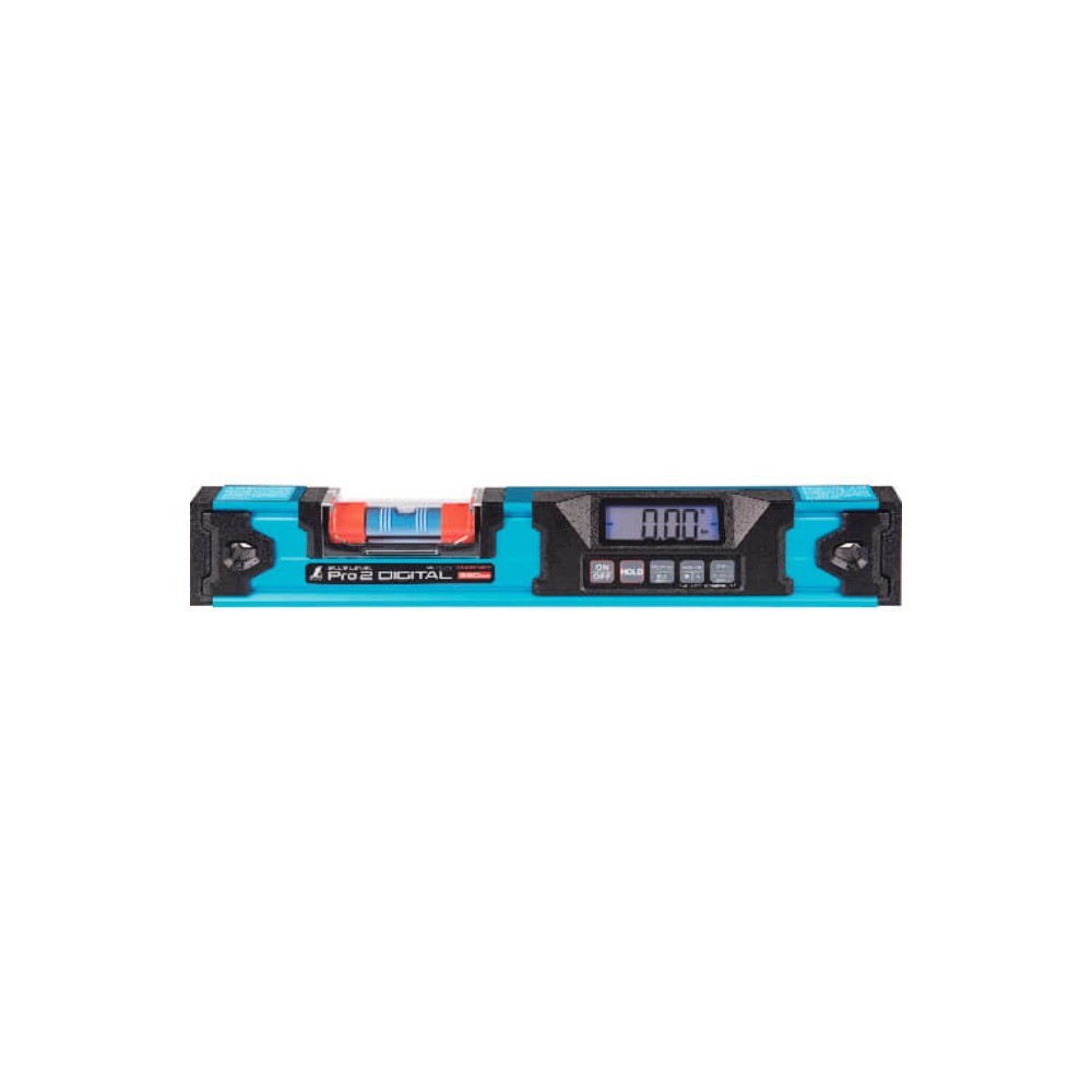 ระดับนํ้าอลูมิเนียมดิจิตอลกันฝุ่นกันน้ำ SHINWA Aluminium Blue Level Pro 2 Digital Level Dustproof   Waterproof Type  75316 ยาว 350มิล ฐานแม่เหล็ก