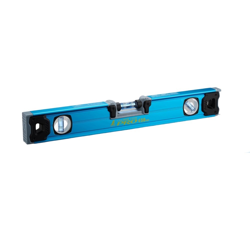 ระดับนํ้าอลูมิเนียม  ไม่มีแม่เหล็ก  SHINWA Blue Level Pro Aluminium Level 76393