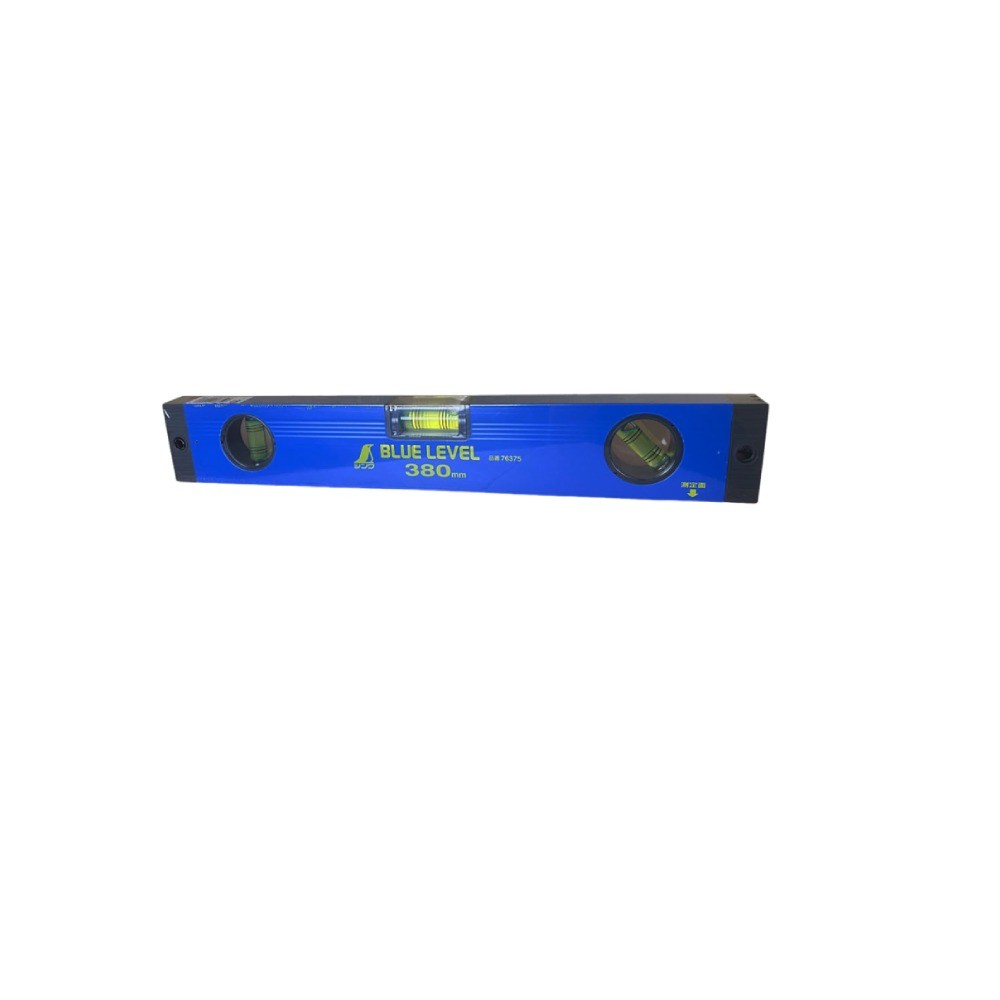 ระดับน้ำอลูมิเนียม ความละเอียด ±2 5 มิลลิเมตร เมตร SHINWA Blue Level Basic  76375 ขนาด 380มม 