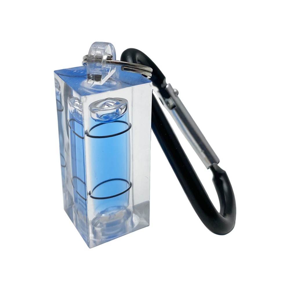 ระดับน้ำพวงกุญแจขนาดเล็ก หลอดใสพร้อมขีดบอกช่วงตำแหน่ง SHINWA Plastic Min Level Revo No 76423 76423