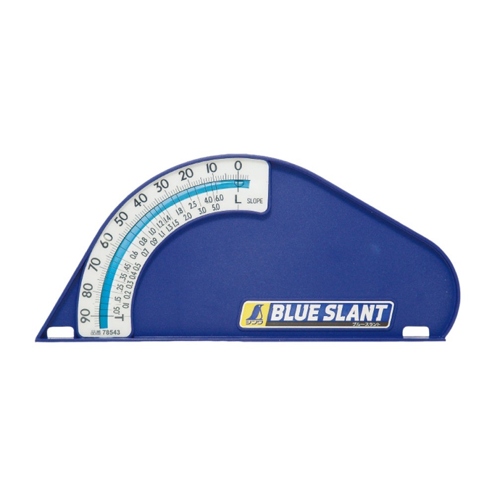 เข็มวัดความเอียง ความละเอียด ±17 5 มิลลิเมตร เมตร SHINWA Plastic Blue Slant Level  Tube Dial Model No 78543 78543