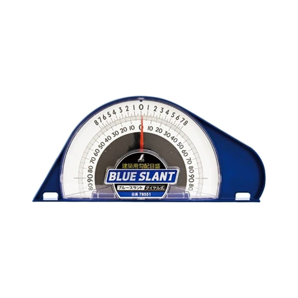 เข็มวัดความเอียง ความละเอียด ±17 5 มิลลิเมตร เมตร SHINWA Plastic Blue Slant Level Dial Model For Japanese Roof Slope No 78551 78551