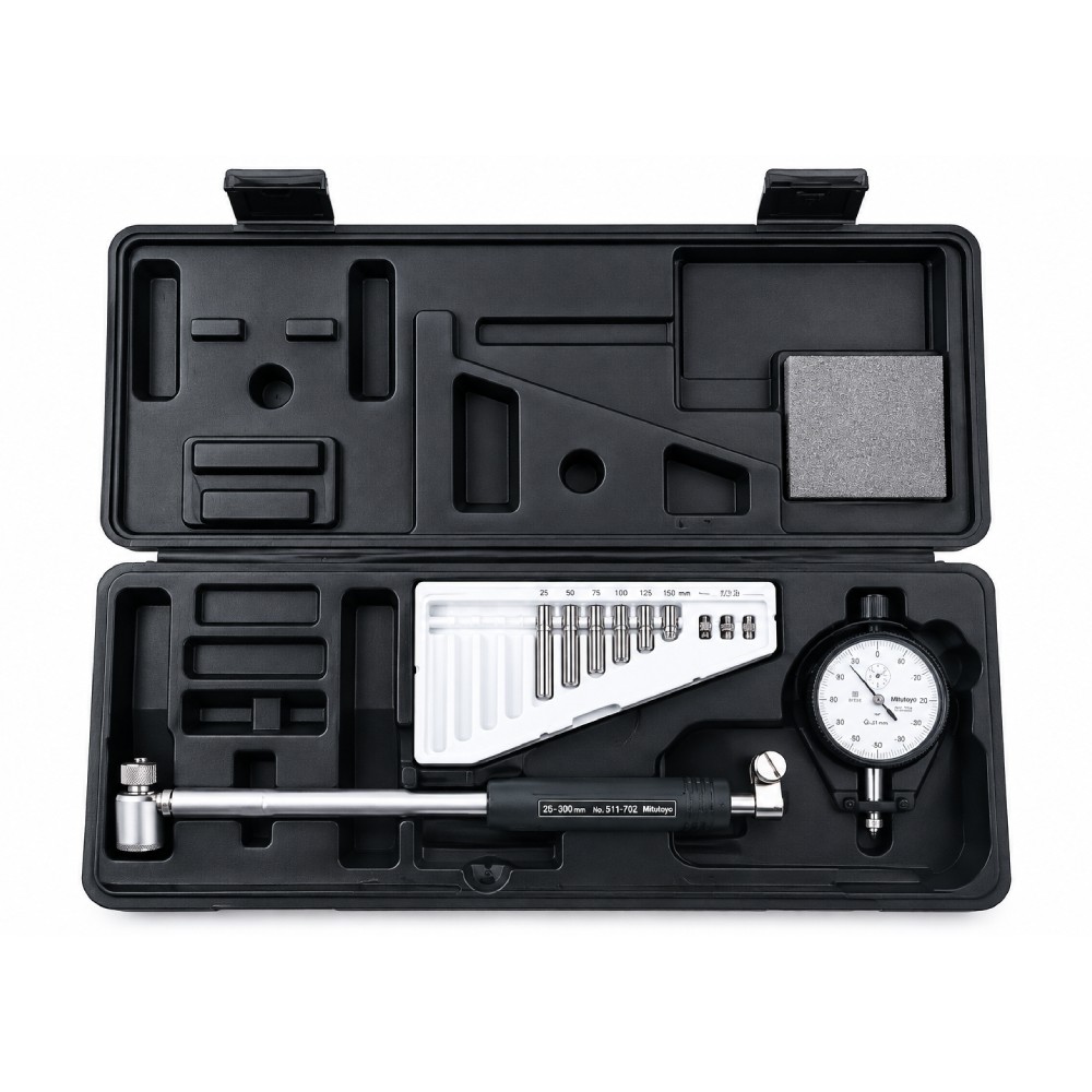 ชุดบอร์เกจ พร้อมไดอัลเกจ ความละเอียด 0 001มิล MITUTOYO Bore Gages Set with Dial gauge 0 001mm  511 722 20
