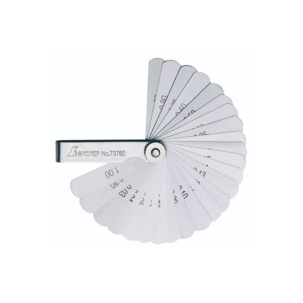 ฟิลเลอร์เกจเหล็ก SHINWA Steel Feeler Gauge 73782