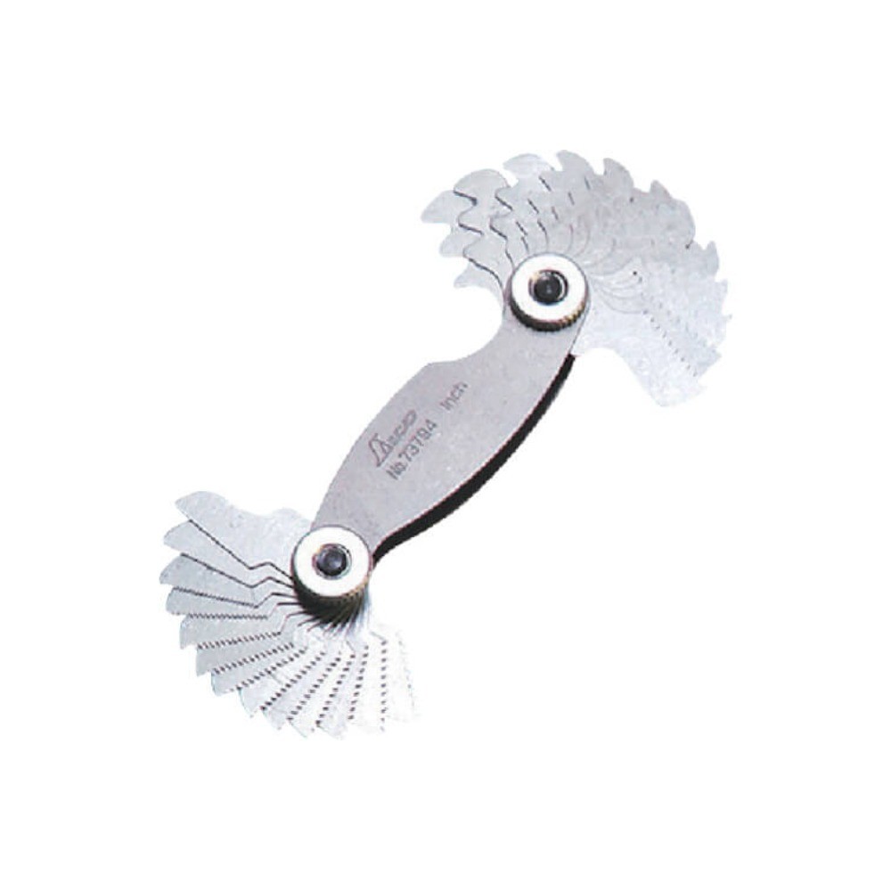 หวีวัดเกลียว นิ้ว  26 ใบ ขนาด 4 60 นิ้ว SHINWA Screw Pitch Gauge  4 60 Inch  No 73794 73794