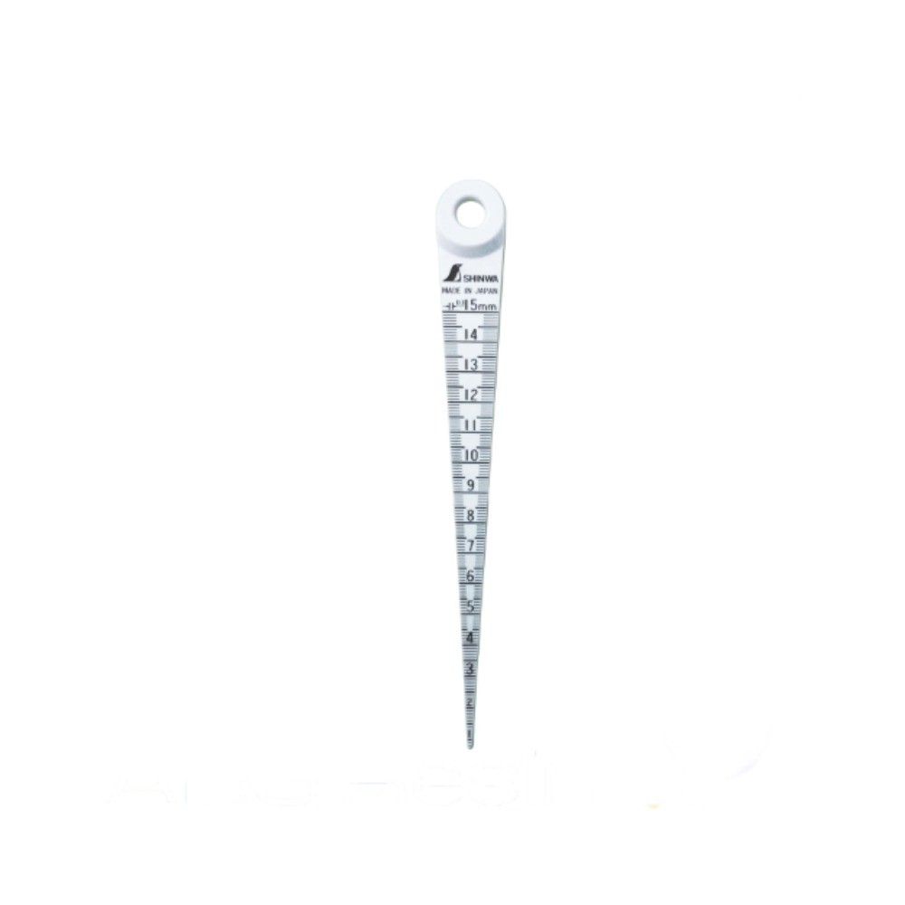 เตเปอร์เกจพลาสติก ขนาด 1 15มิล SHINWA Taper Gauge Plastic  ABS Resin  Size 1 15mm  No 32746 32746 ขนาด150x18 3x 5 0