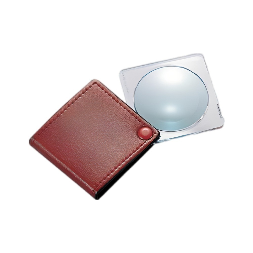 เลนส์ขยายแบบพับเก็บ สำหรับอ่านหนังสือ ดูแผนที่ พกพาง่าย กำลังขยาย 3 5 เท่า SHINWA Pocket Magnifier No 75535 75535