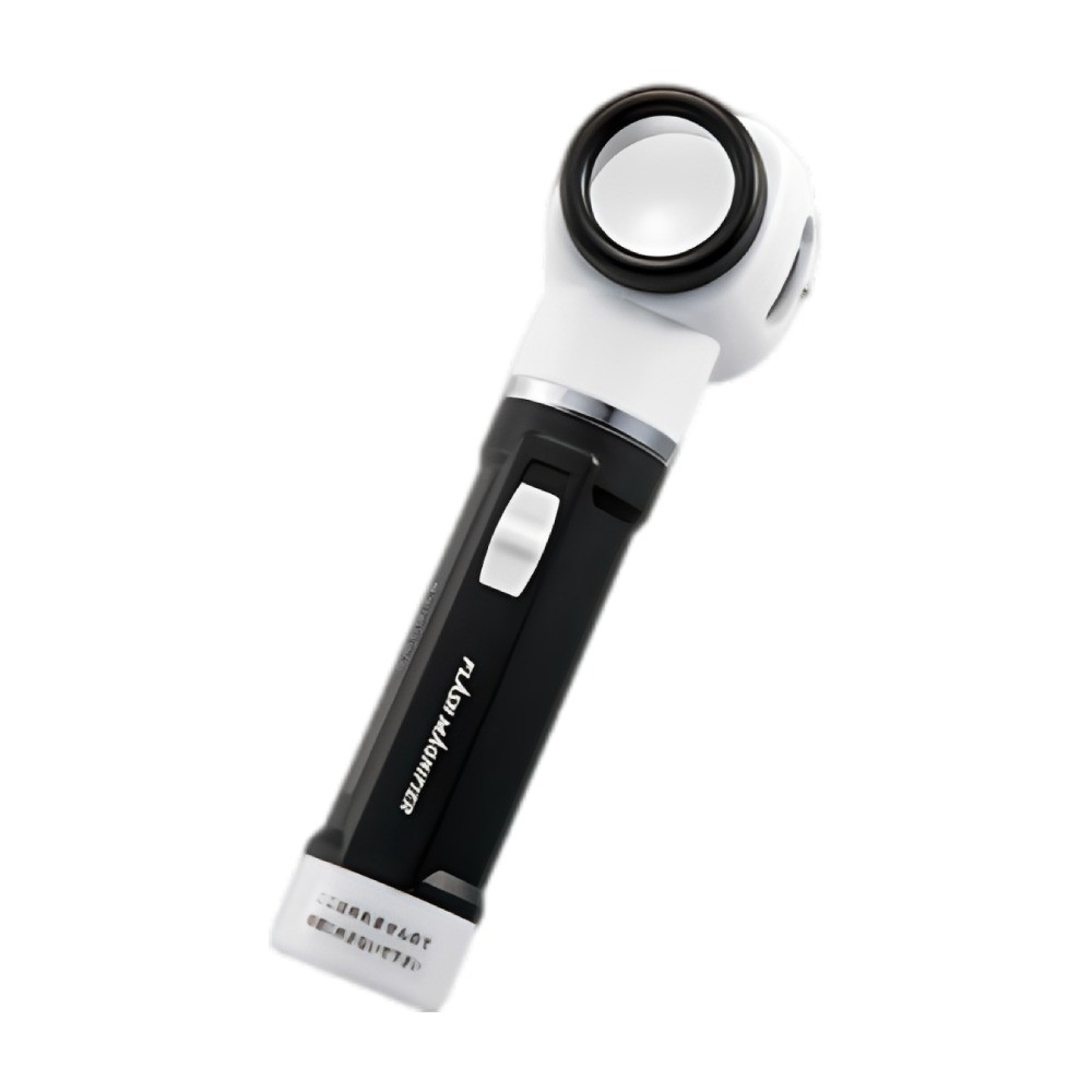 เลนส์ขยายพร้อมไฟ สำหรับอ่านหนังสือ ดูแผนที่ กำลังขยาย 10เท่า SHINWA Magnifying Glass with LED Light No 75708 75708