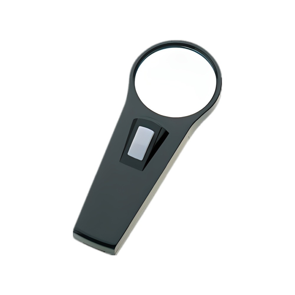 เลนส์ขยายพร้อมไฟ สำหรับอ่านหนังสือ ดูแผนที่ กำลังขยาย 3เท่า SHINWA Magnifying Glass with Light No 75762 75762