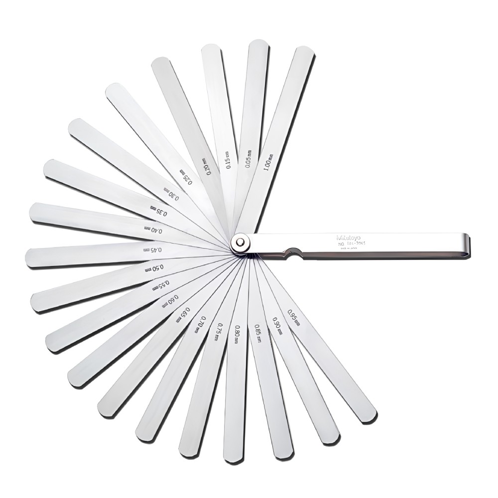 ฟิลเลอร์เกจวัสดุเหล็ก MITUTOYO Feeler Gauge  Steel Type  184 306S