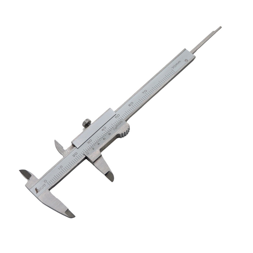 เวอร์เนีย คาลิปเปอร์ความละเอียด 0 05มิล SHINWA Vernier Caliper Graduation 0 05mm  19892 ยาว 70มิล