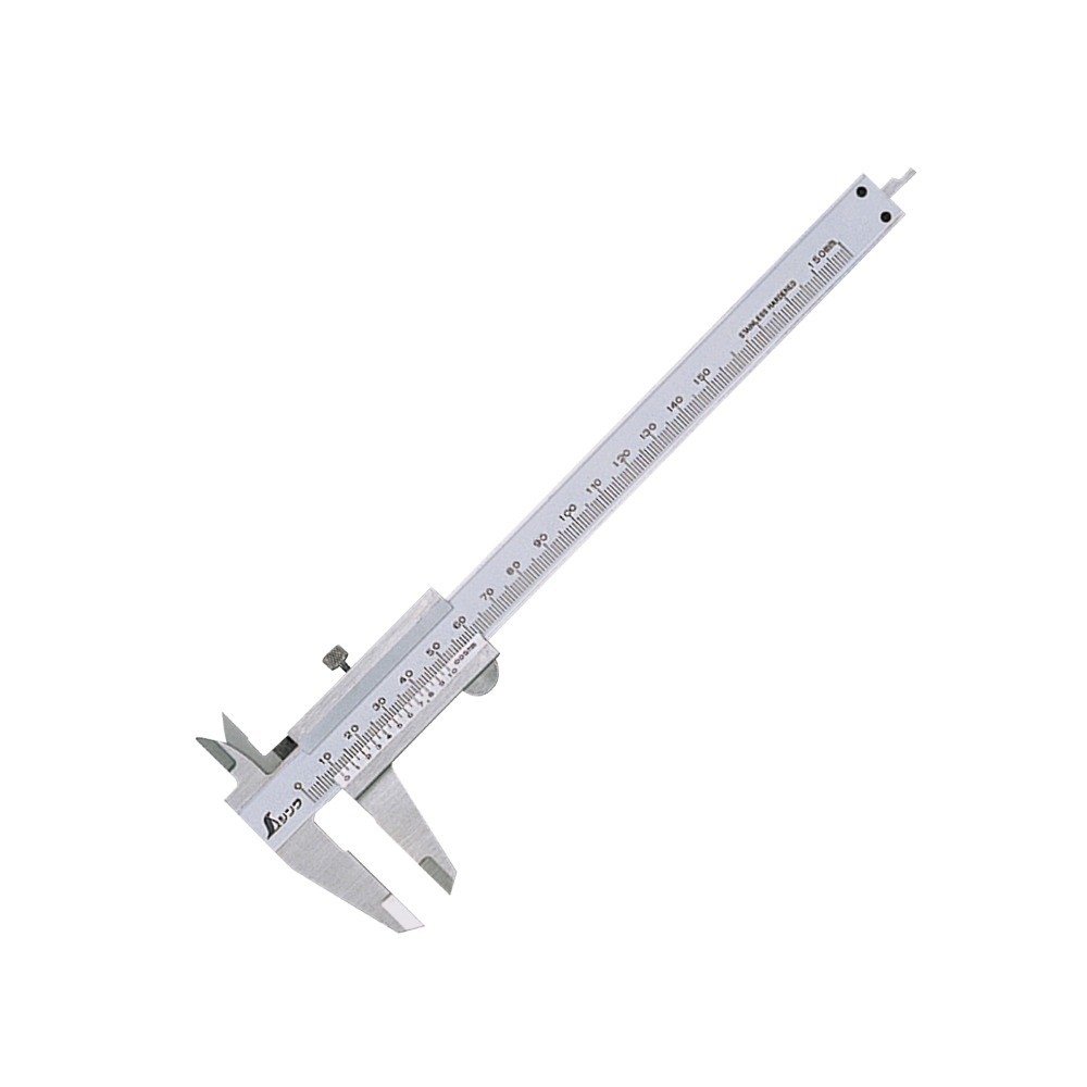 เวอร์เนีย คาลิปเปอร์ความละเอียด 0 05มิล SHINWA Vernier Caliper Graduation 0 05mm  19899 ยาว 150มิล