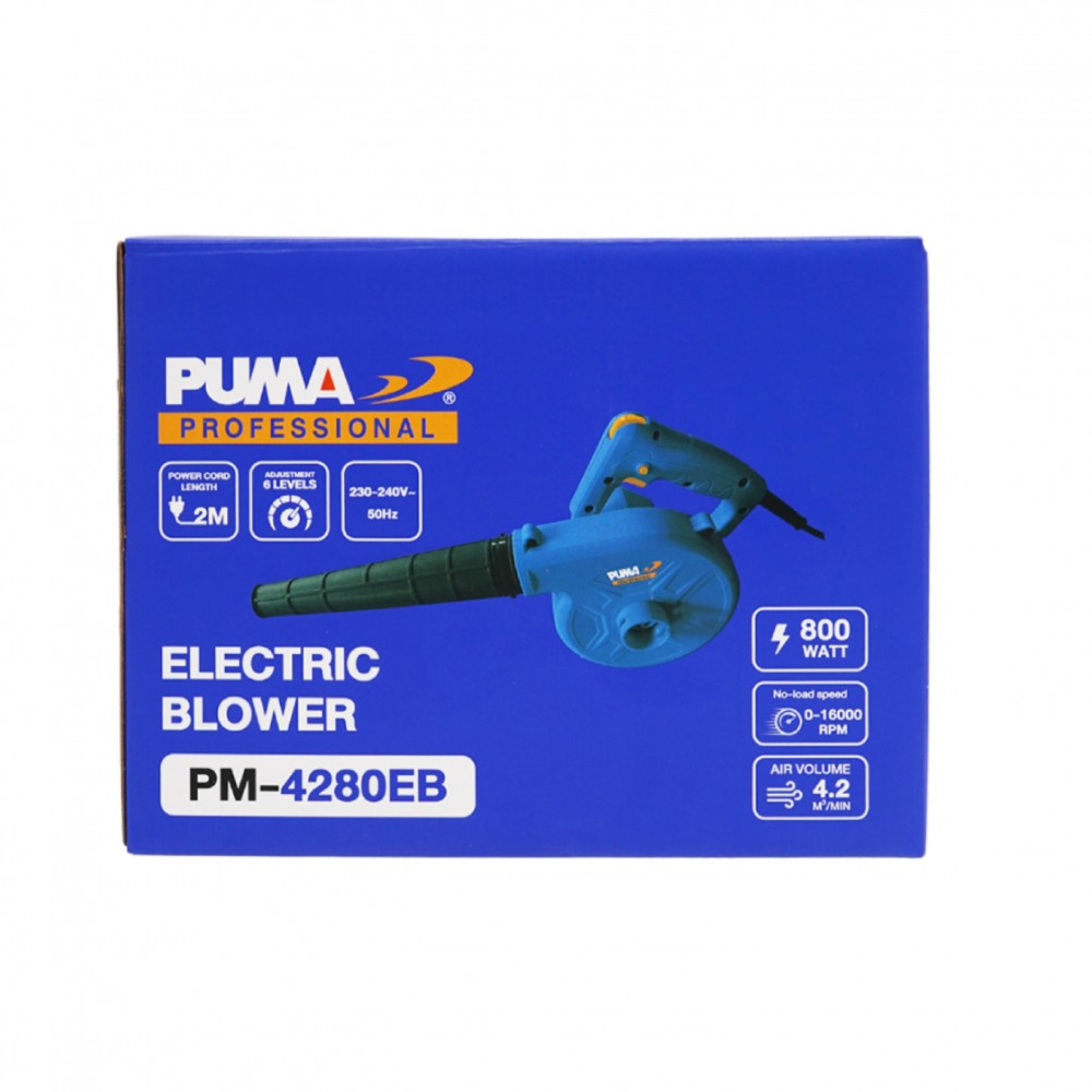เครื่องเป่าลมไฟฟ้า PUMA PM 4280EB กำลังไฟ 800W