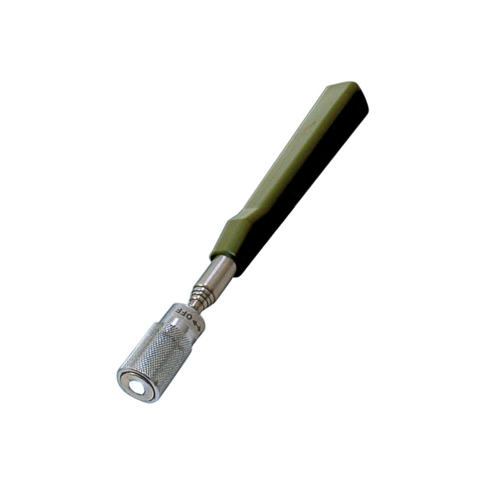 แม่เหล็กดูด เก็บเศษเหล็ก โลหะ มีไฟ สำหรับที่มืด แรงดูด 20 N  2Kgf  SHINWA Magnetic Pick Up Tool No 72456 72456