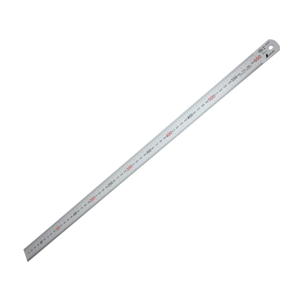 ไม้บรรทัดแสตนเลส หน่วยเซนติเมตร SHINWA Stainless Steel Rule JIS Standard Metric 13021 H101E 21543