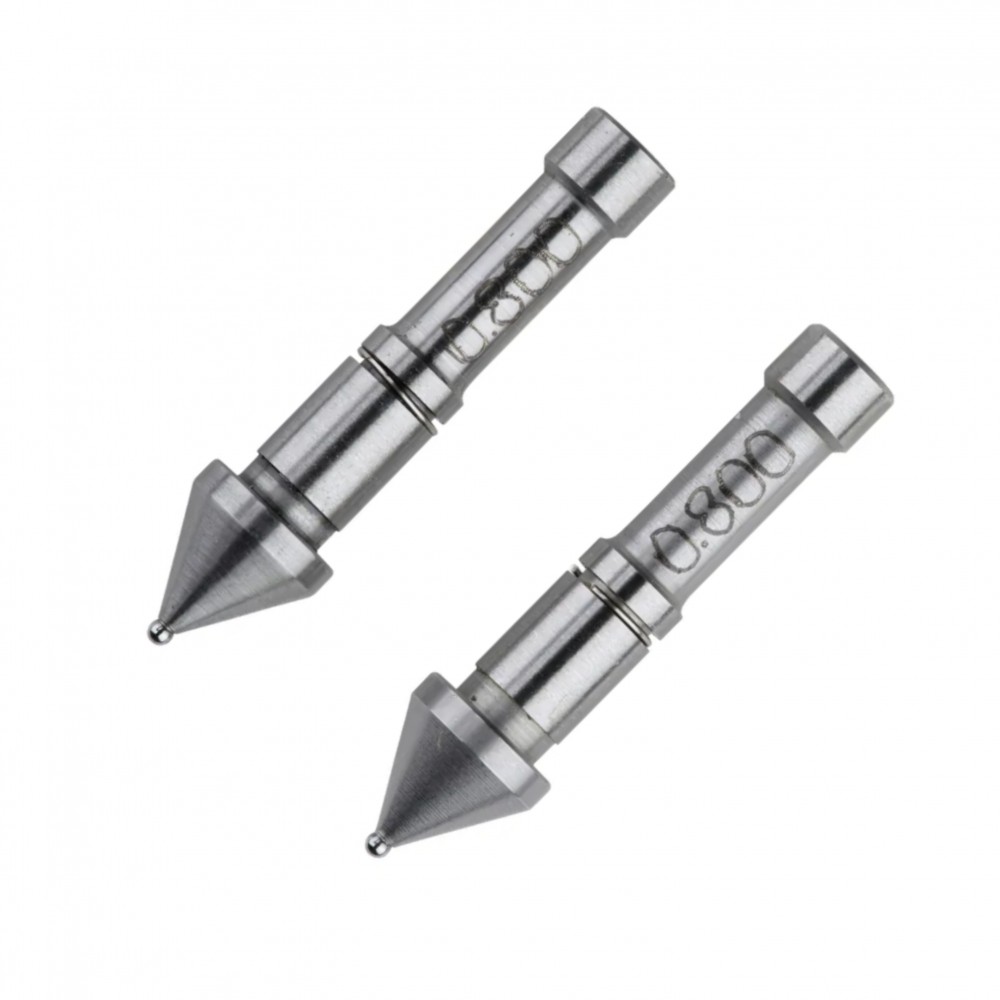 เฉพาะชุดหัววัดฟันเกียร์ MITUTOYO Ball Anvil   Spindle tip Set  Series 124  124 801 ขนาด 0 8มิล
