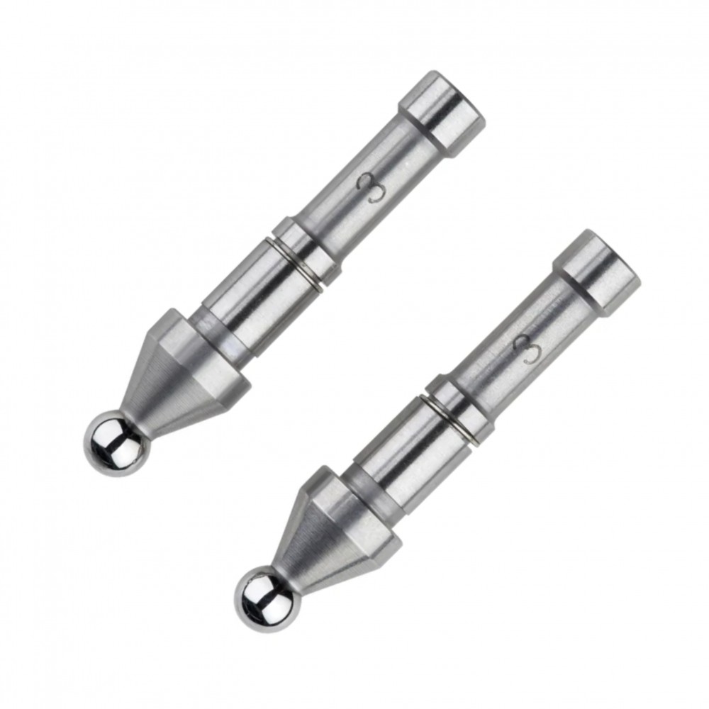 เฉพาะชุดหัววัดฟันเกียร์ MITUTOYO Ball Anvil   Spindle tip Set  Series 124  124 807 ขนาด 3 0มิล