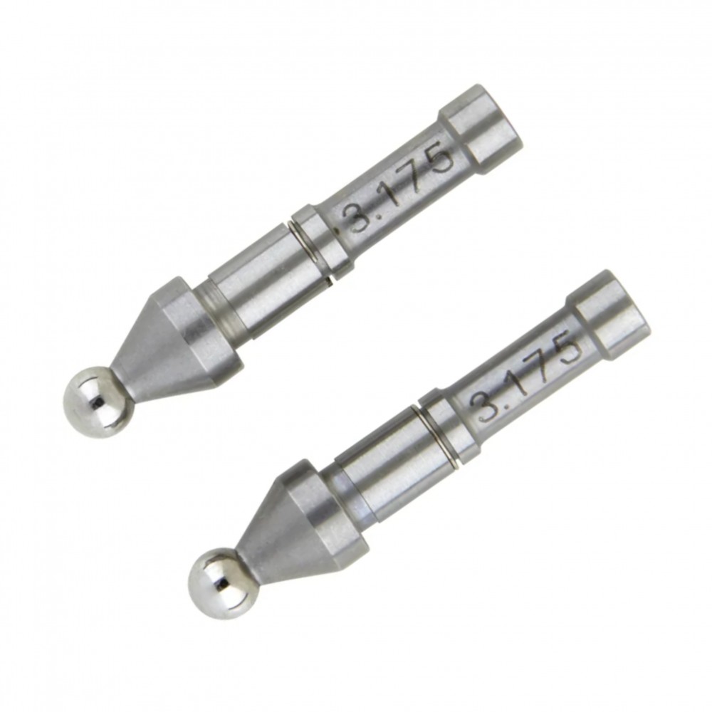 เฉพาะชุดหัววัดฟันเกียร์ MITUTOYO Ball Anvil   Spindle tip Set  Series 124  124 808 ขนาด 3 175มิล  1 8  
