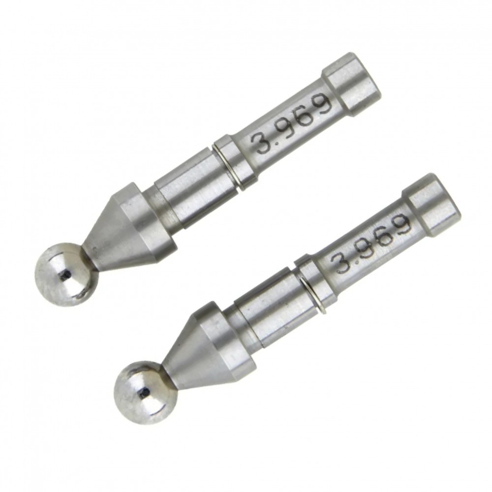 เฉพาะชุดหัววัดฟันเกียร์ MITUTOYO Ball Anvil   Spindle tip Set  Series 124  124 809 ขนาด 3 969มิล  5 32  
