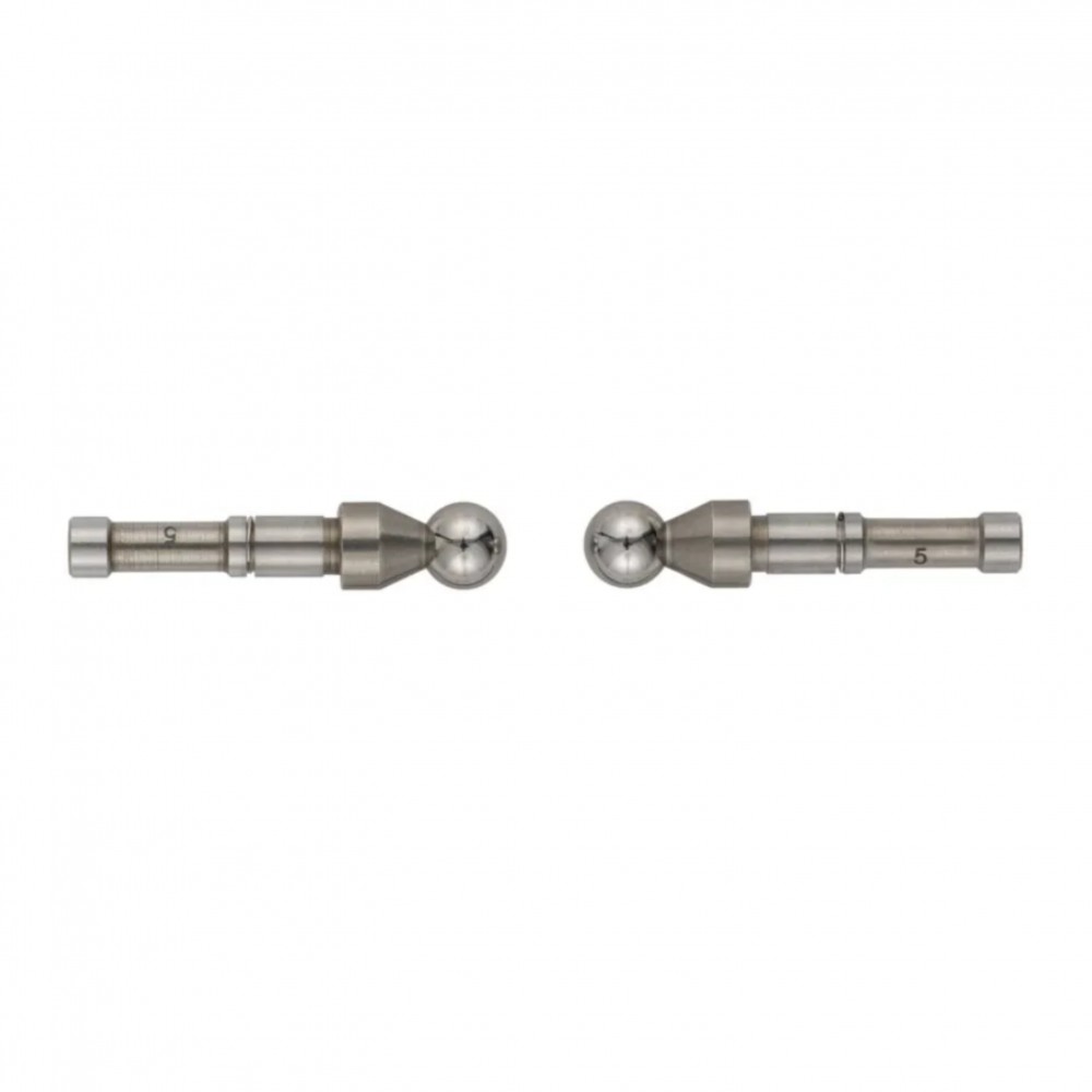 เฉพาะชุดหัววัดฟันเกียร์ MITUTOYO Ball Anvil   Spindle tip Set  Series 124  124 812 ขนาด 5 0มิล