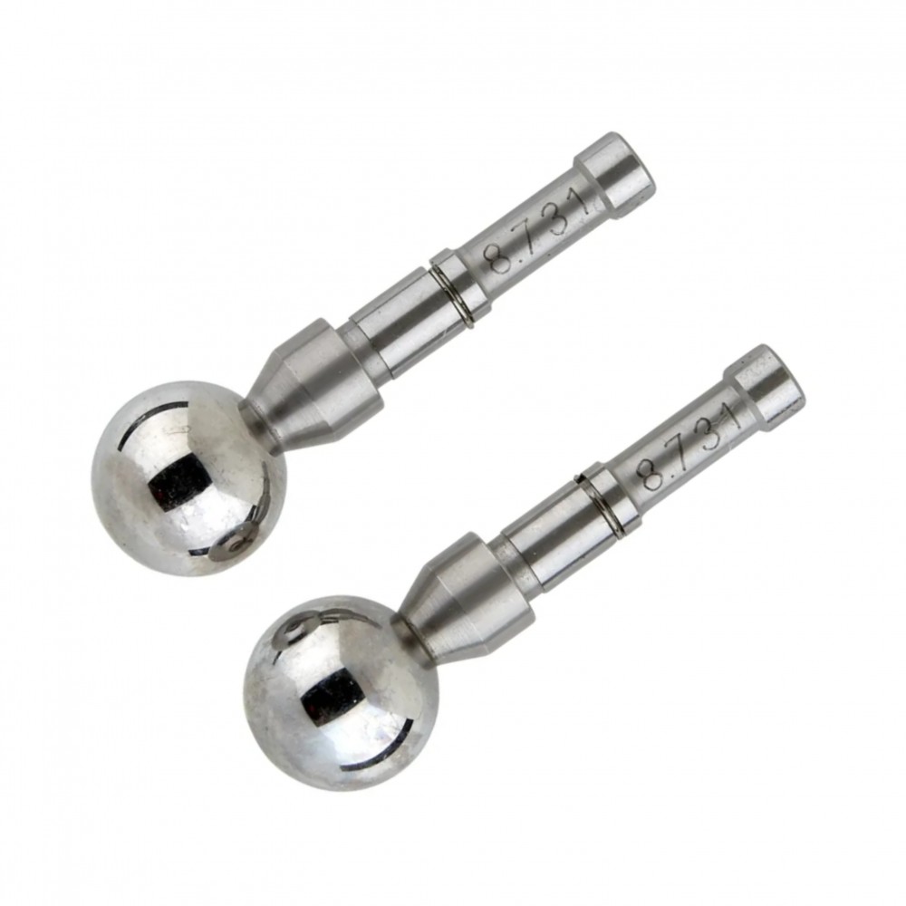เฉพาะชุดหัววัดฟันเกียร์ MITUTOYO Ball Anvil   Spindle tip Set  Series 124  124 820 ขนาด 8 731มิล  11 32  