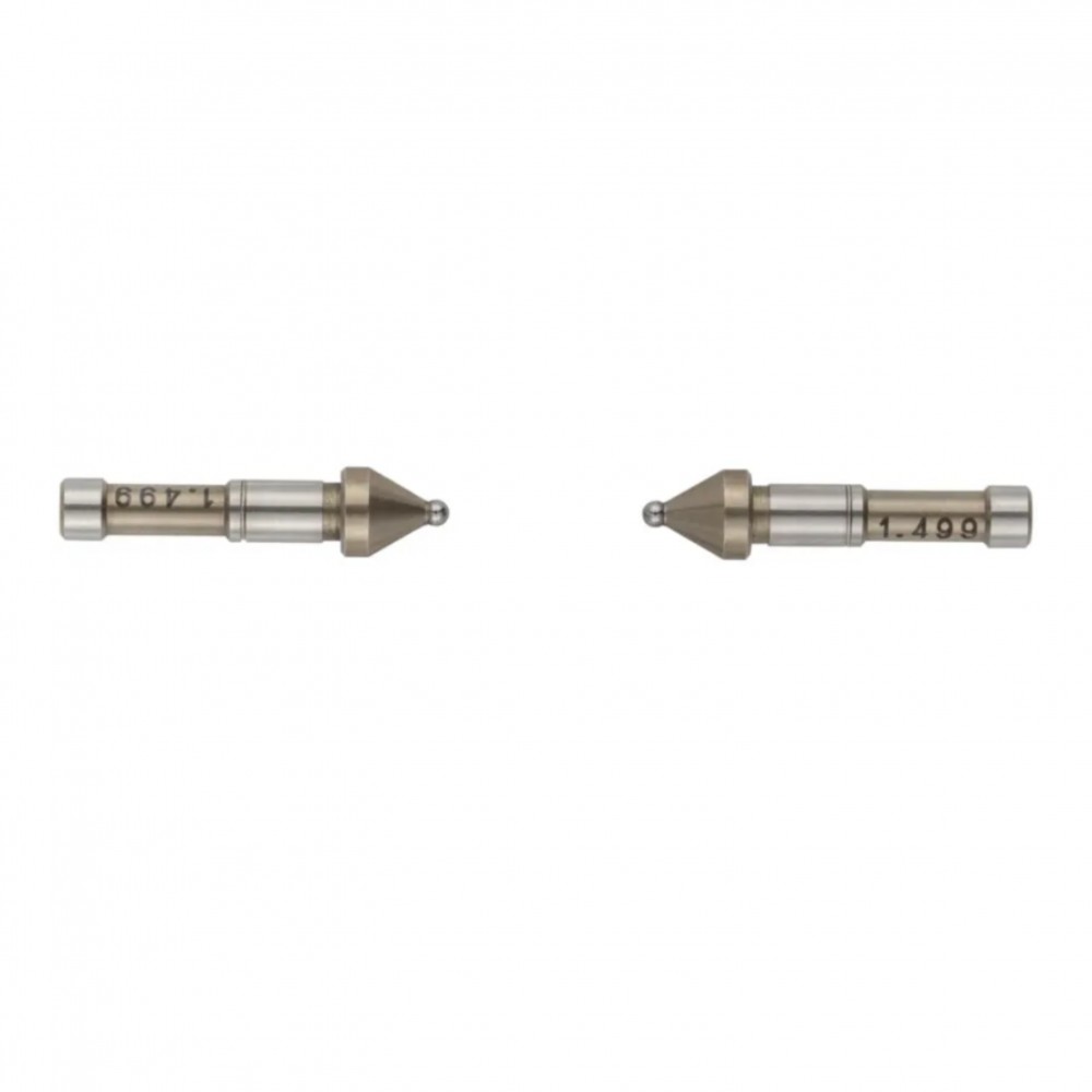 เฉพาะชุดหัววัดฟันเกียร์ MITUTOYO Ball Anvil   Spindle tip Set  Series 124  124 821 ขนาด 1 5มิล