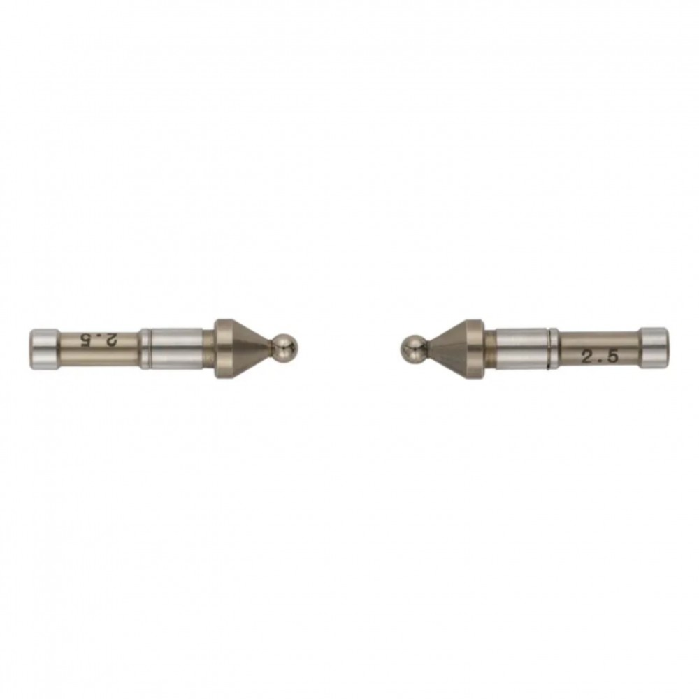 เฉพาะชุดหัววัดฟันเกียร์ MITUTOYO Ball Anvil   Spindle tip Set  Series 124  124 822 ขนาด 2 5มิล