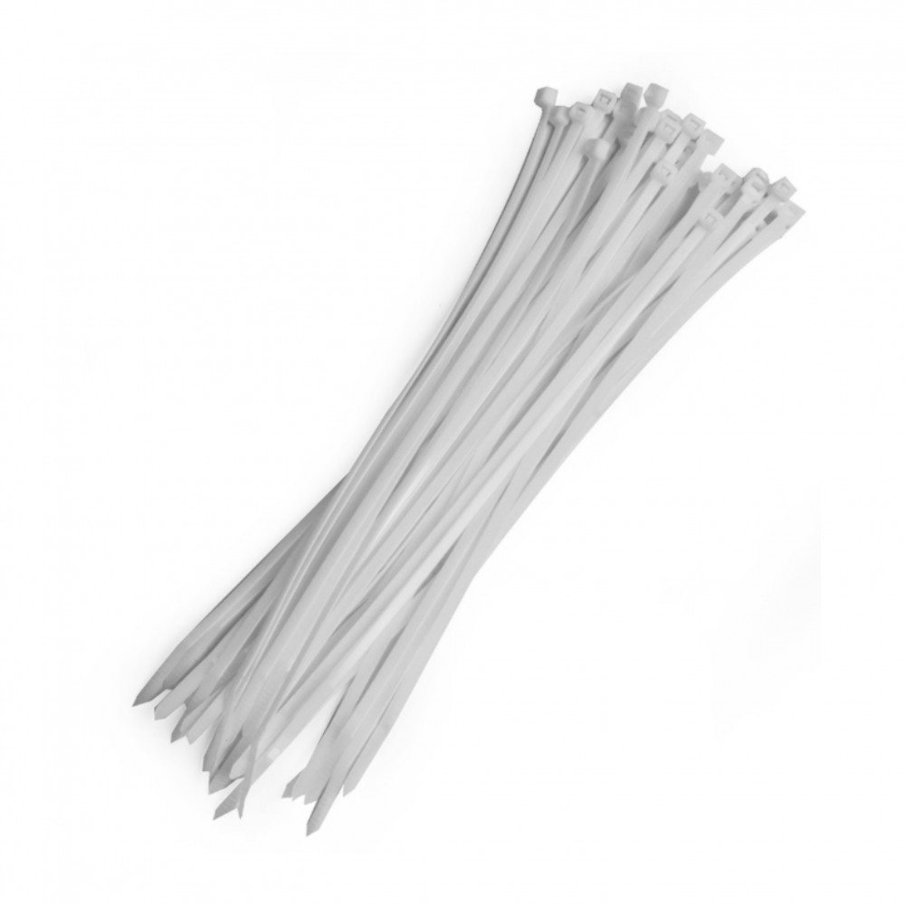 สายรัด เคเบิ้ลไทร์ สีขาว POLO PL 300STC ขนาด 12 นิ้ว 4 8 x 300 mm  100 เส้น